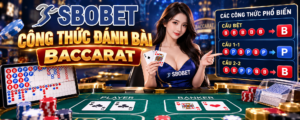 Công thức đánh bài Baccarat với bàn chơi, Banker, Player và bảng lịch sử kết quả