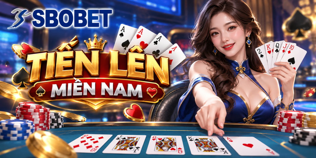 Tiến Lên Miền Nam với bộ bài Tây và 4 vị trí người chơi